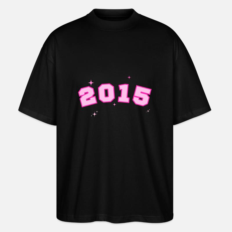 2015 Pinker Stern - Stanley/Stella Oversized Unisex Bio T-Shirt Blaster 2.0 - Schwarz