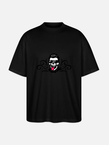 Skull Groom Jga - Stanley/Stella Oversized Unisex Organic T-shirt Blaster 2.0 - black