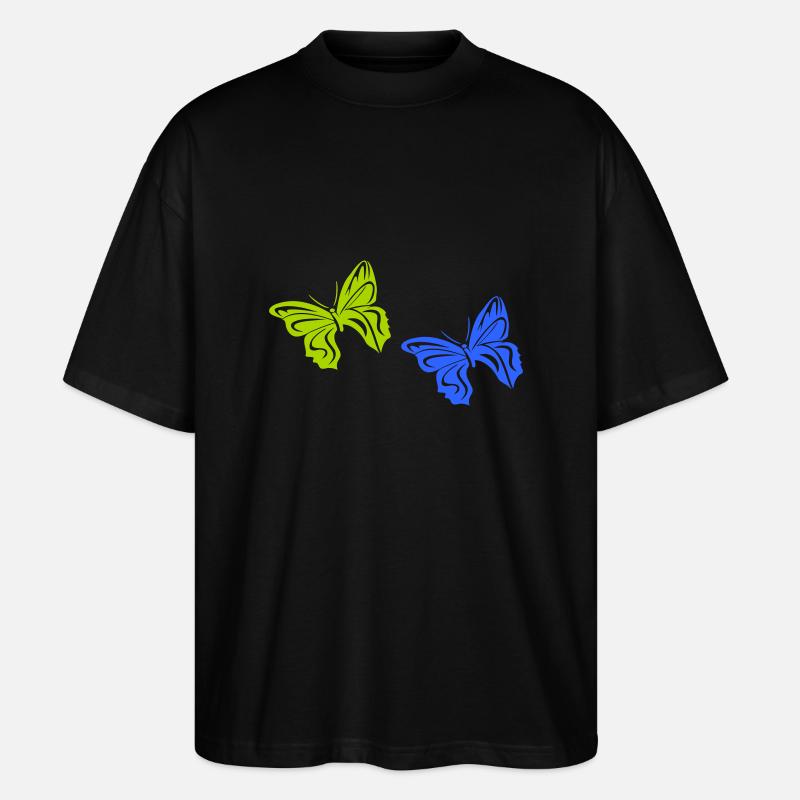 Papillon 2 - T-shirt bio Blaster 2.0 coupe oversize Stanley/Stella Unisexe - noir