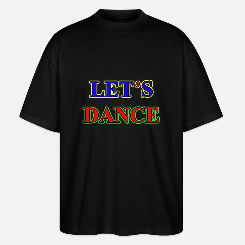 Letsdance E - Stanley/Stella Oversized Unisex Organic T-shirt Blaster 2.0 - black