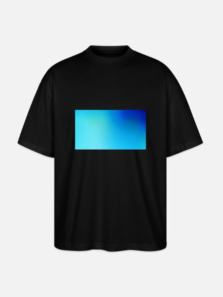 Deep Blue Style133 - Stanley/Stella Oversized Unisex Bio T-Shirt Blaster 2.0 - Schwarz