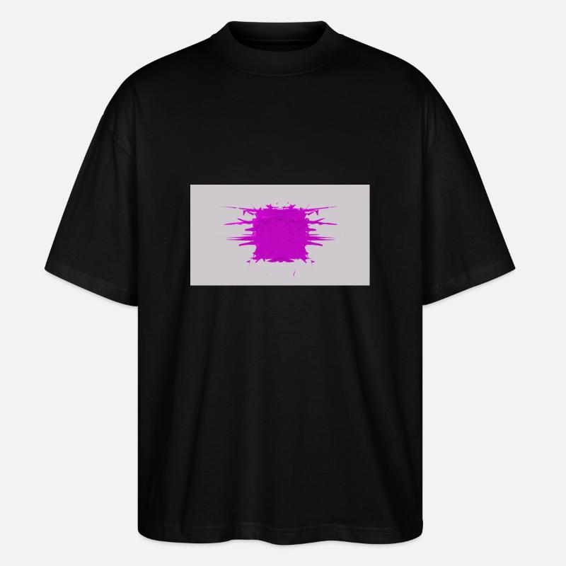 Splitter- Würfel - Stanley/Stella Oversized Unisex Bio T-Shirt Blaster 2.0 - Schwarz