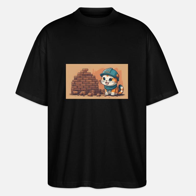 41148216 - Stanley/Stella Oversized Unisex Bio T-Shirt Blaster 2.0 - Schwarz