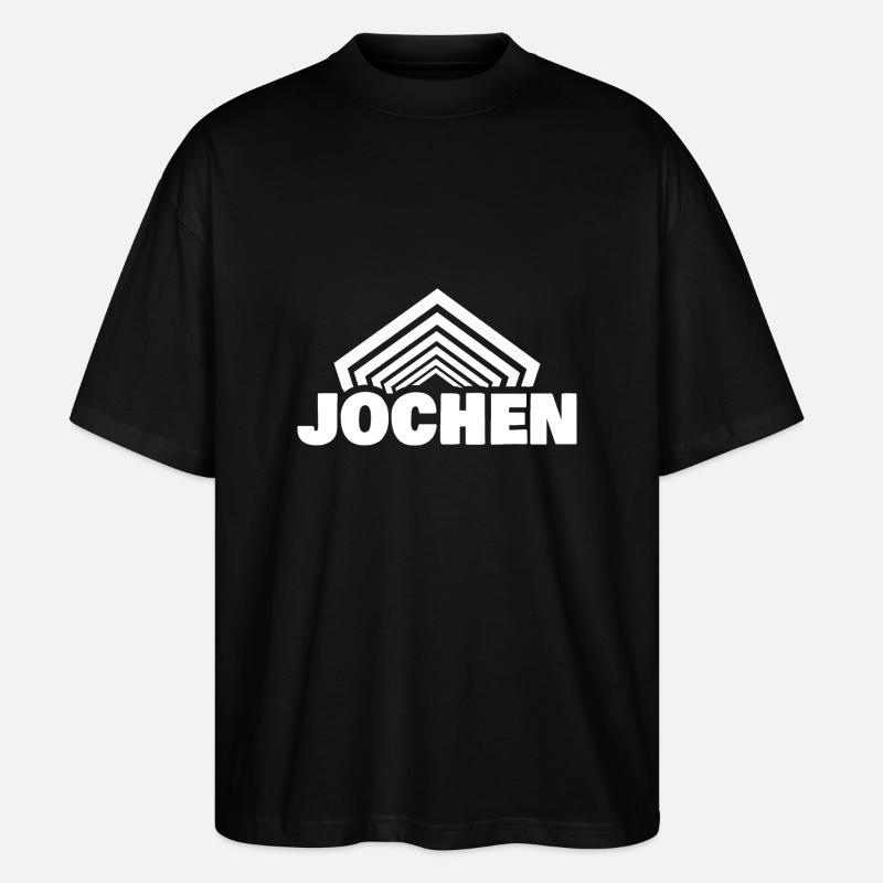 Jochen comme prénom - T-shirt bio Blaster 2.0 coupe oversize Stanley/Stella Unisexe - noir
