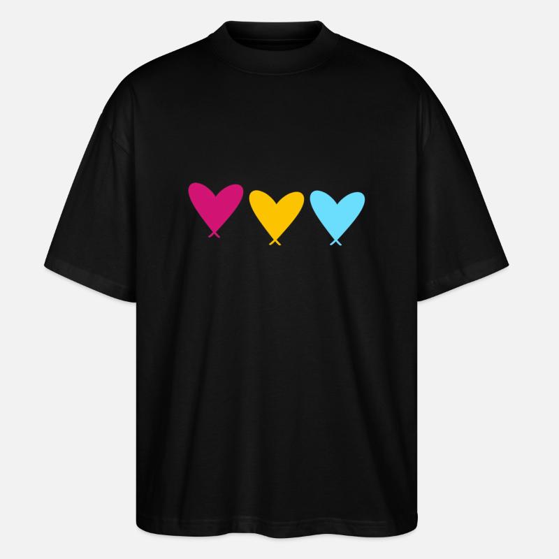 PanHearts - Stanley/Stella Oversized Unisex Bio T-Shirt Blaster 2.0 - Schwarz