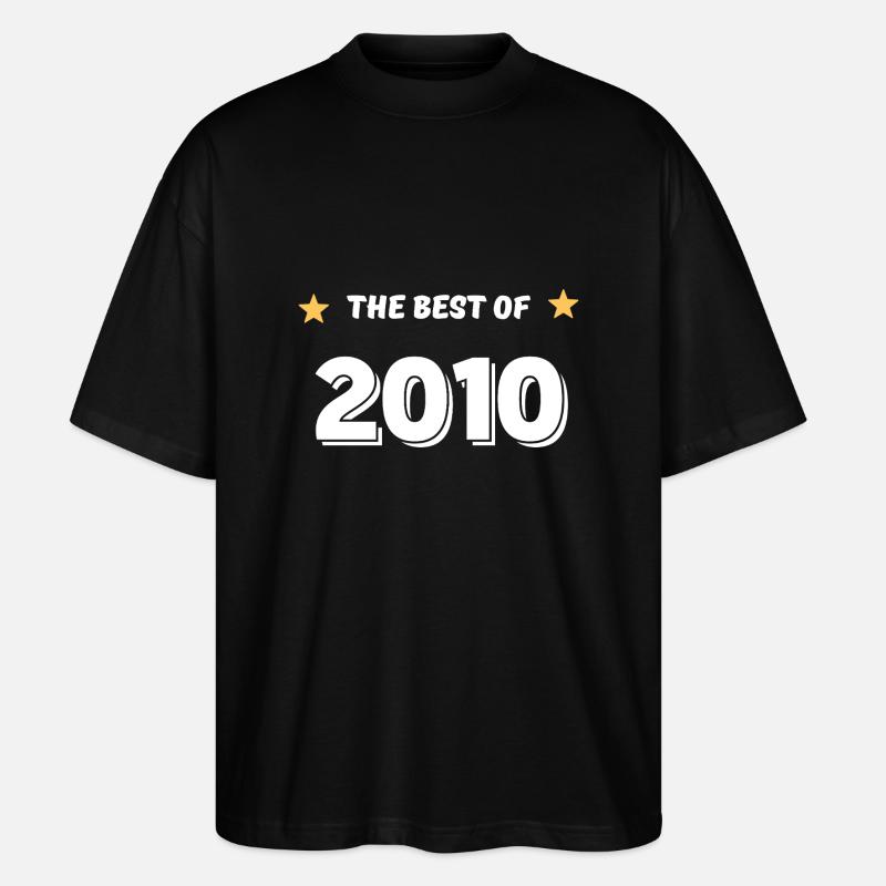 Das Beste aus 2010 - Stanley/Stella Oversized Unisex Bio T-Shirt Blaster 2.0 - Schwarz