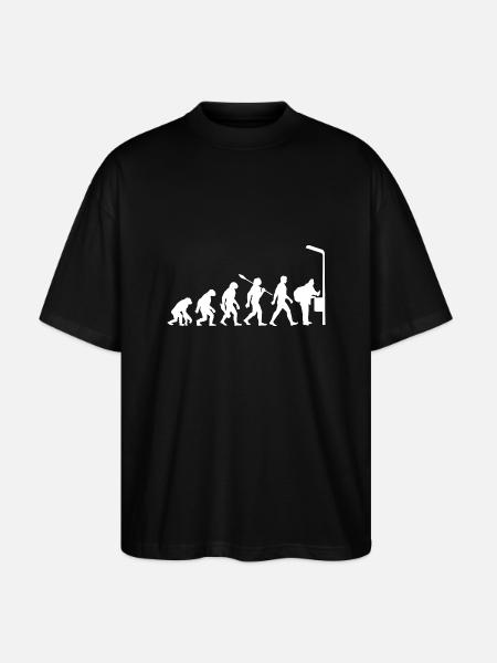 Evolution - Collecting Bottles - Poverty - Stanley/Stella Oversized Unisex Organic T-shirt Blaster 2.0 - black