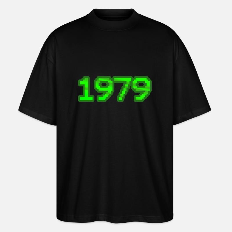 Computer 1979 - Stanley/Stella Oversized Unisex Bio T-Shirt Blaster 2.0 - Schwarz