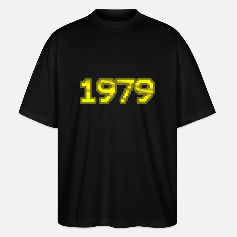1979 - Stanley/Stella Oversized Unisex Bio T-Shirt Blaster 2.0 - Schwarz
