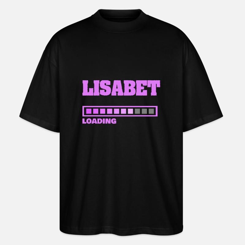 Cadeau pour Lisabet - T-shirt bio Blaster 2.0 coupe oversize Stanley/Stella Unisexe - noir