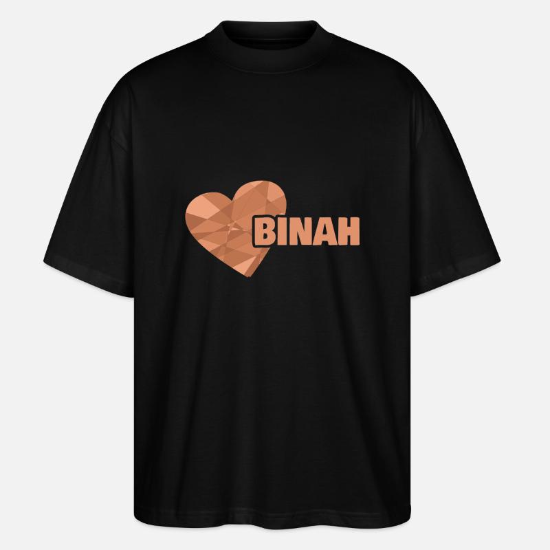 Binah - Stanley/Stella Oversized Unisex Bio T-Shirt Blaster 2.0 - Schwarz