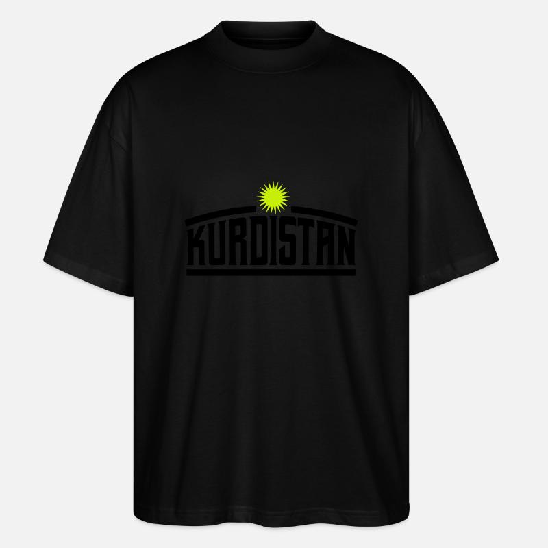 kurdistan - Stanley/Stella Oversized Unisex Bio T-Shirt Blaster 2.0 - Schwarz