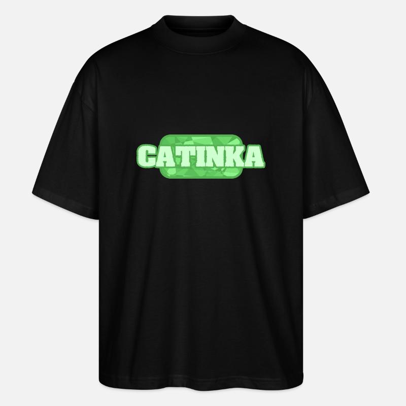 Gesundheit Catinka - Stanley/Stella Oversized Unisex Bio T-Shirt Blaster 2.0 - Schwarz