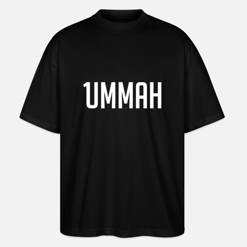 1ummah WHT - Stanley/Stella Oversized Unisex Bio T-Shirt Blaster 2.0 - Schwarz