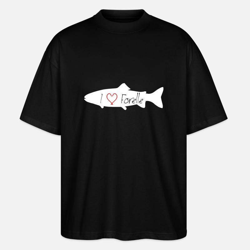 J’adore Truite Blanche - T-shirt bio Blaster 2.0 coupe oversize Stanley/Stella Unisexe - noir