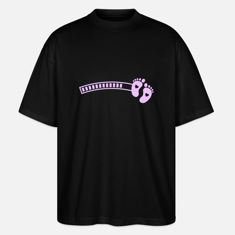 Bébé Bébé Pieds De Chargement - T-shirt bio Blaster 2.0 coupe oversize Stanley/Stella Unisexe - noir