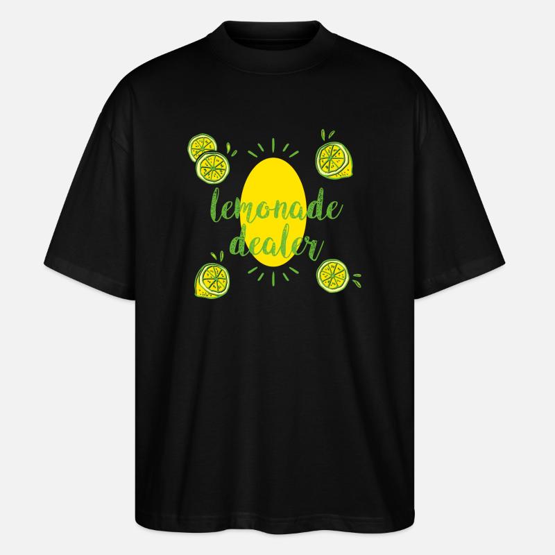 Fresh Lemonade Maven Tee - Stanley/Stella Oversized Unisex Organic T-shirt Blaster 2.0 - black