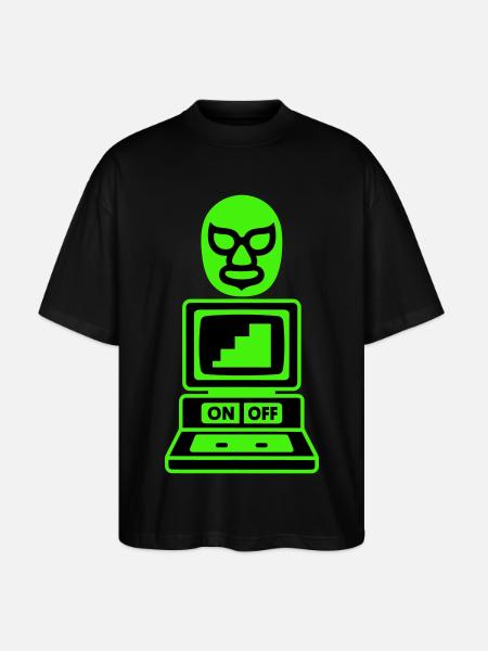Computer Cult - Stanley/Stella Oversized Unisex Organic T-shirt Blaster 2.0 - black