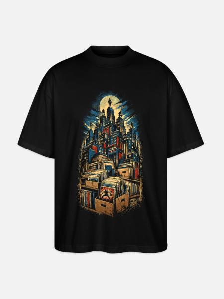 Comic Collector - Stanley/Stella Oversized Unisex Organic T-shirt Blaster 2.0 - black