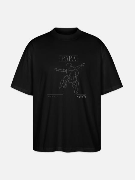 Papa Since - Stanley/Stella Oversized Unisex Organic T-shirt Blaster 2.0 - black