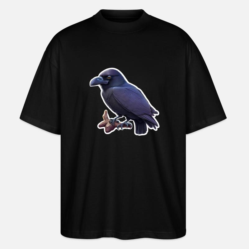 Corbeau - T-shirt bio Blaster 2.0 coupe oversize Stanley/Stella Unisexe - noir