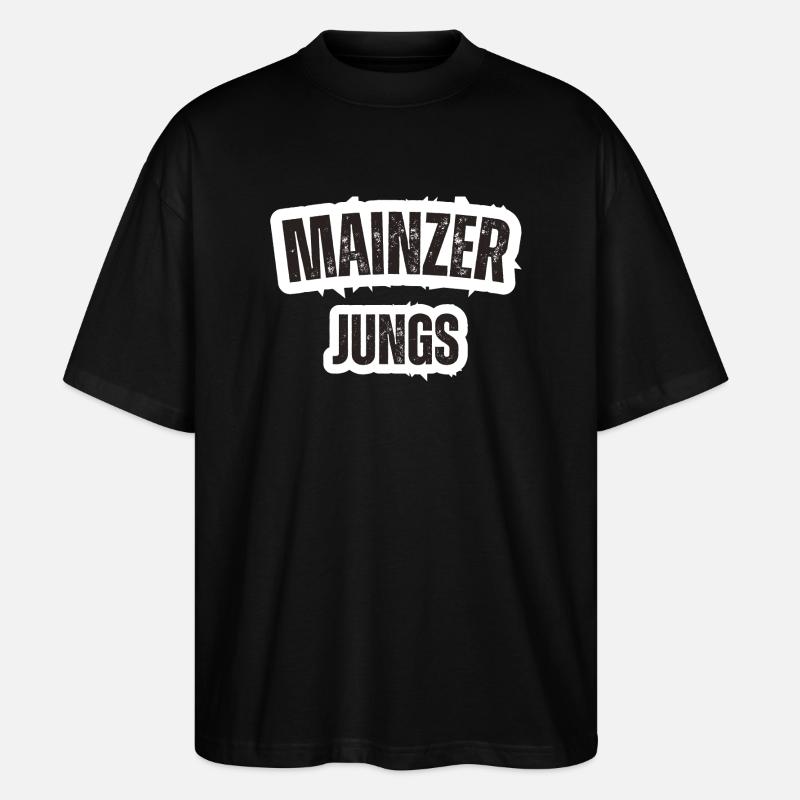 Garçons de Mayence - T-shirt bio Blaster 2.0 coupe oversize Stanley/Stella Unisexe - noir