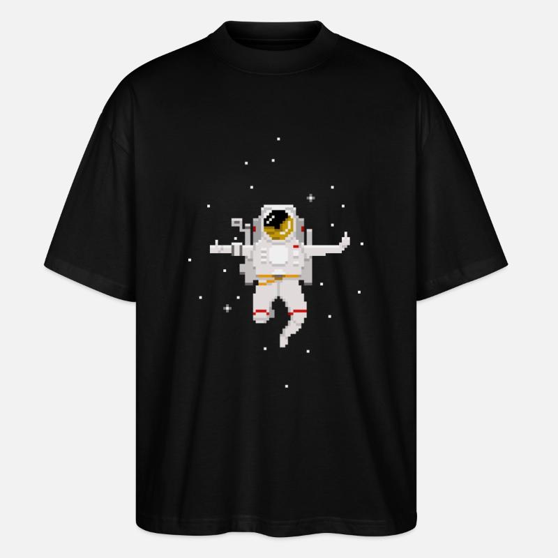 astronaute gratuit - T-shirt bio Blaster 2.0 coupe oversize Stanley/Stella Unisexe - noir