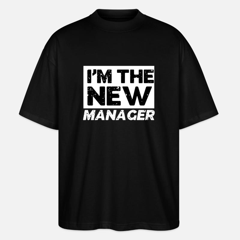 New Management (2from2) - Stanley/Stella Oversized Unisex Organic T-shirt Blaster 2.0 - black
