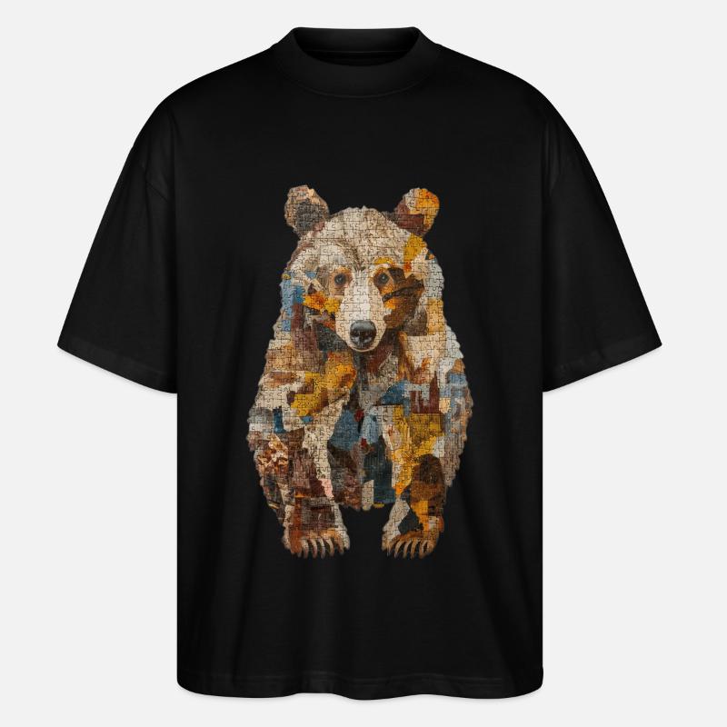 Tragen - Stanley/Stella Oversized Unisex Bio T-Shirt Blaster 2.0 - Schwarz