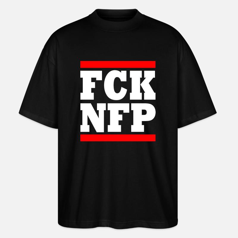 Fck nfp - T-shirt bio Blaster 2.0 coupe oversize Stanley/Stella Unisexe - noir
