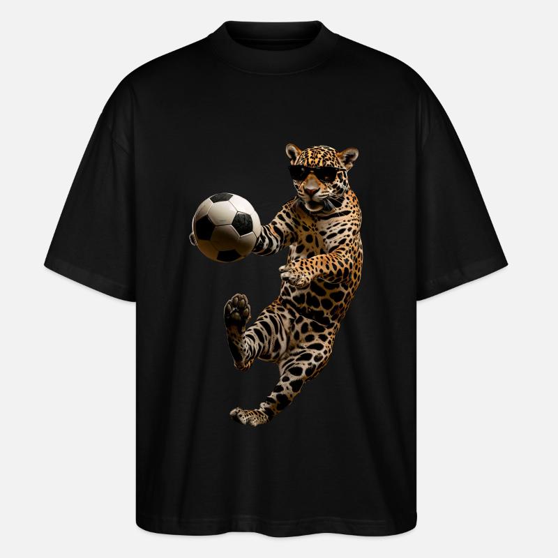 Jaguar - Stanley/Stella Oversized Unisex Bio T-Shirt Blaster 2.0 - Schwarz