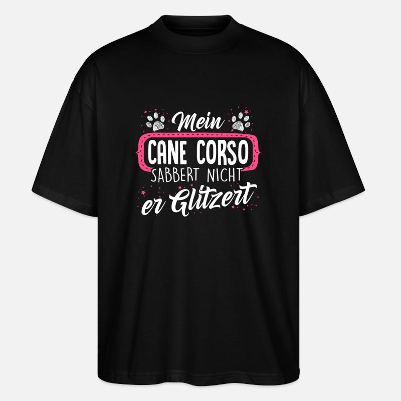 CANE-CORSO - sabber - Stanley/Stella Oversized Unisex Bio T-Shirt Blaster 2.0 - Schwarz
