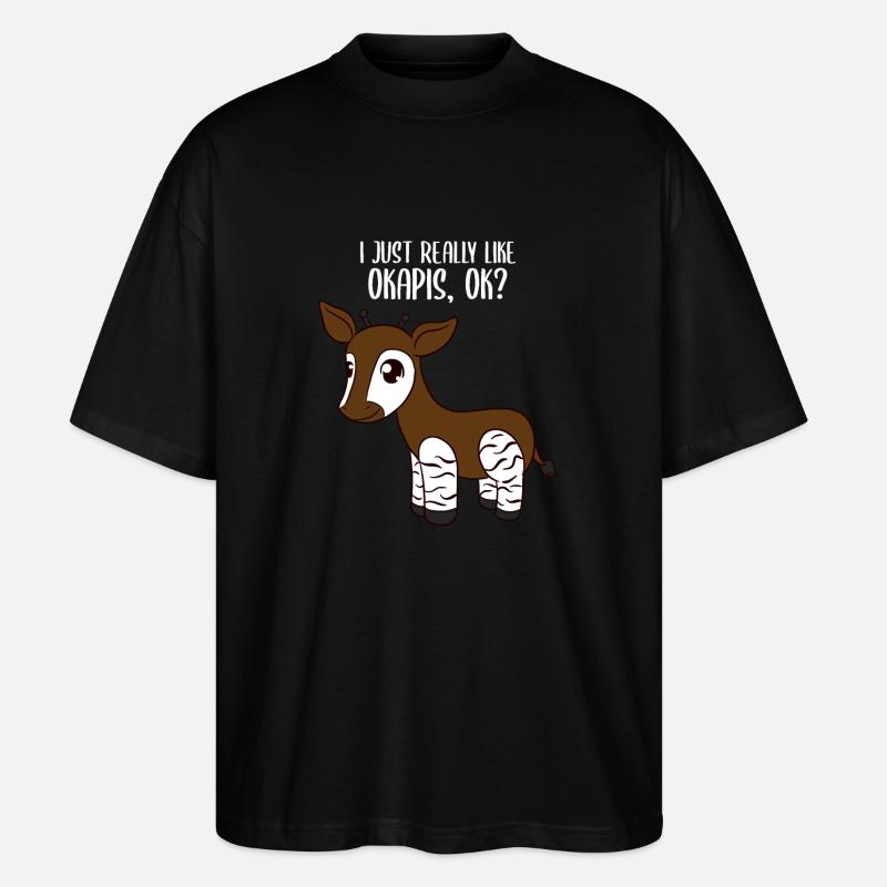 okapi - T-shirt bio Blaster 2.0 coupe oversize Stanley/Stella Unisexe - noir