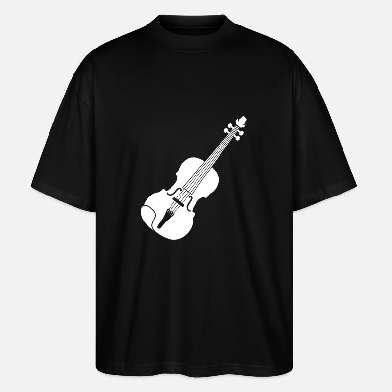 Violon violon - T-shirt bio Blaster 2.0 coupe oversize Stanley/Stella Unisexe - noir