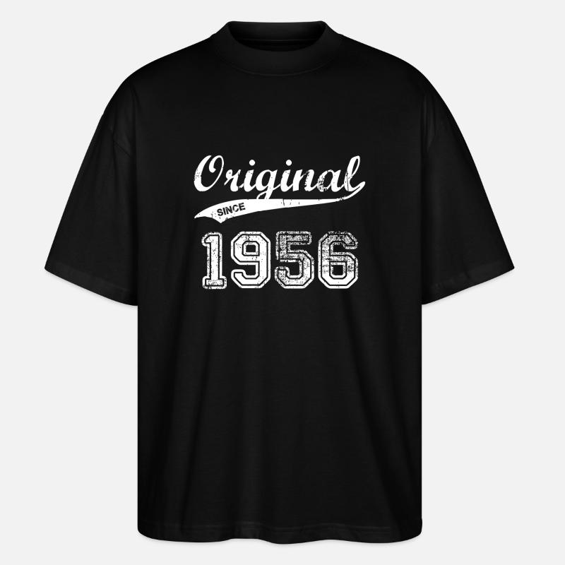 1956 - Stanley/Stella Oversized Unisex Bio T-Shirt Blaster 2.0 - Schwarz