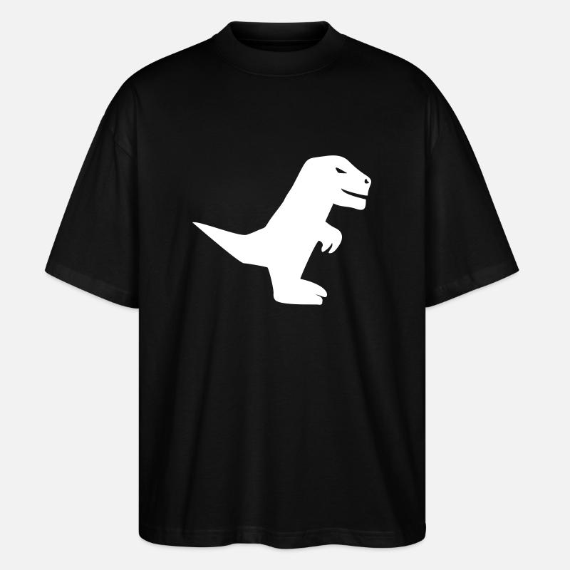 Dinosaurier Geschenk - Stanley/Stella Oversized Unisex Bio T-Shirt Blaster 2.0 - Schwarz