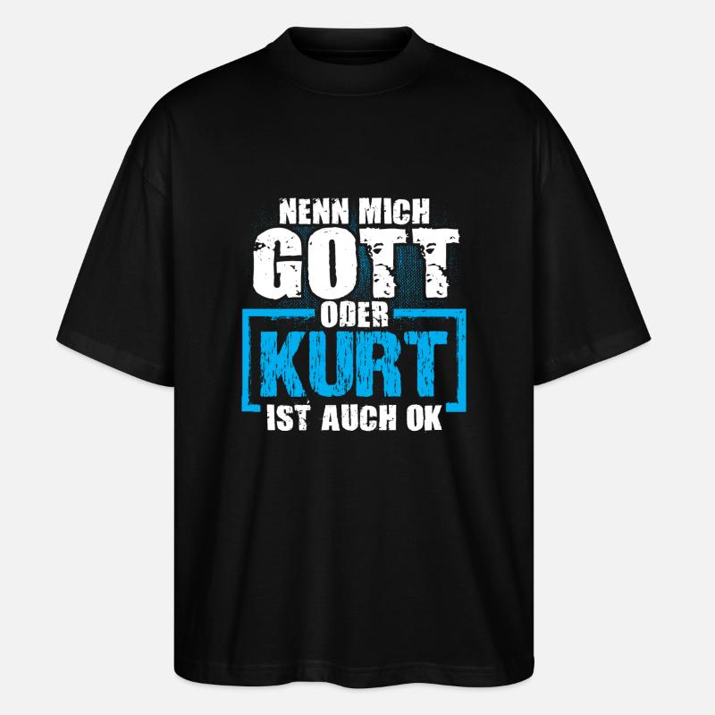 KURT - ok - Stanley/Stella Oversized Unisex Bio T-Shirt Blaster 2.0 - Schwarz