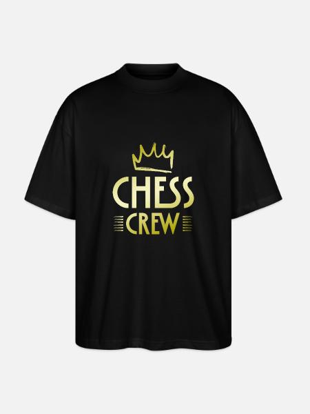 Chess Crew - Stanley/Stella Oversized Unisex Organic T-shirt Blaster 2.0 - black