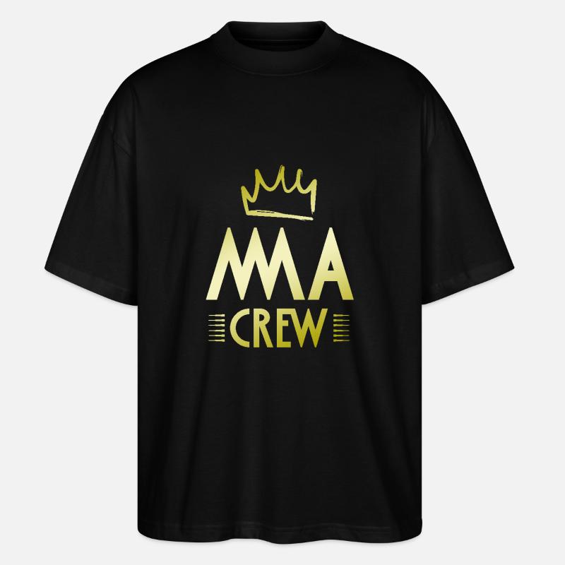 Équipe Mma - T-shirt bio Blaster 2.0 coupe oversize Stanley/Stella Unisexe - noir