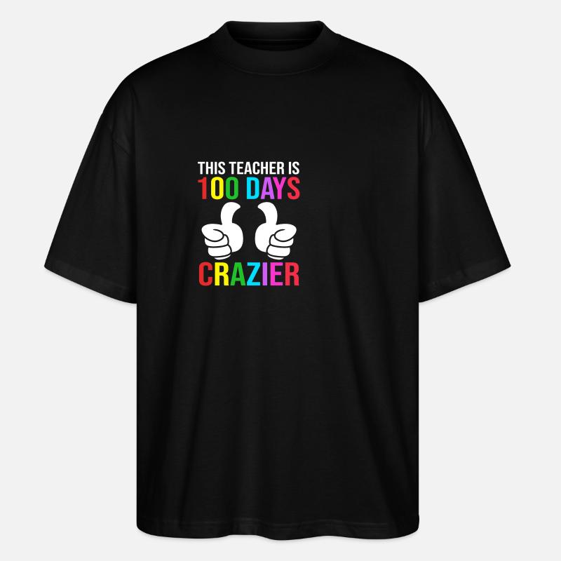 Enseignants de collège - T-shirt bio Blaster 2.0 coupe oversize Stanley/Stella Unisexe - noir
