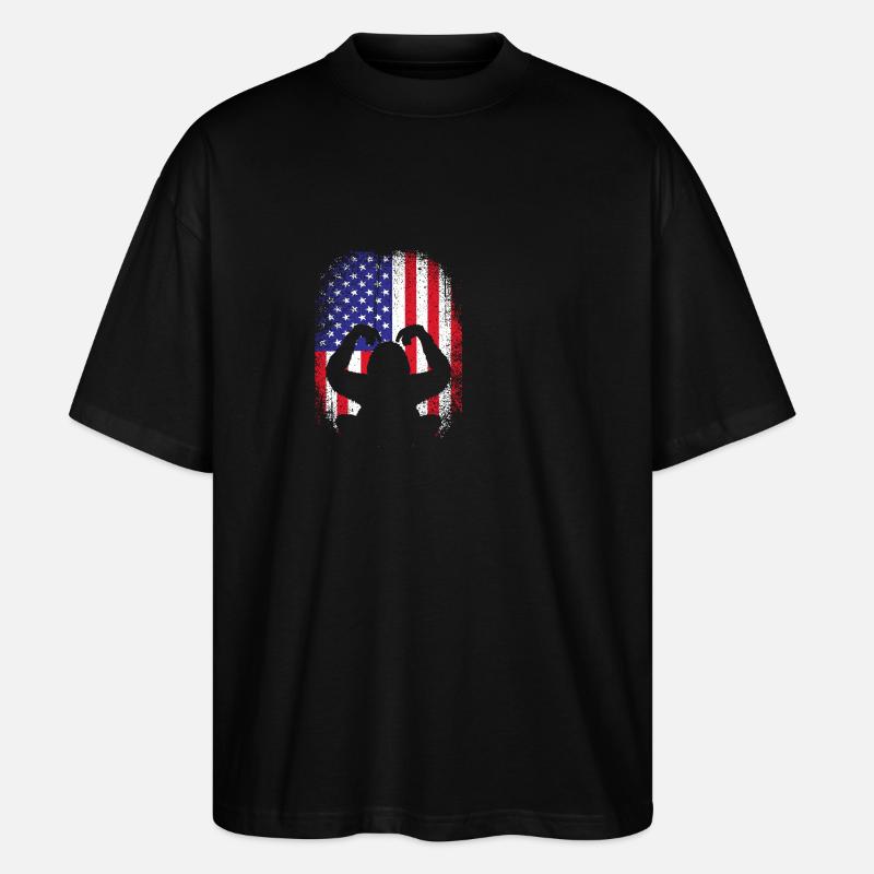 Orang Utan - Stanley/Stella Oversized Unisex Bio T-Shirt Blaster 2.0 - Schwarz