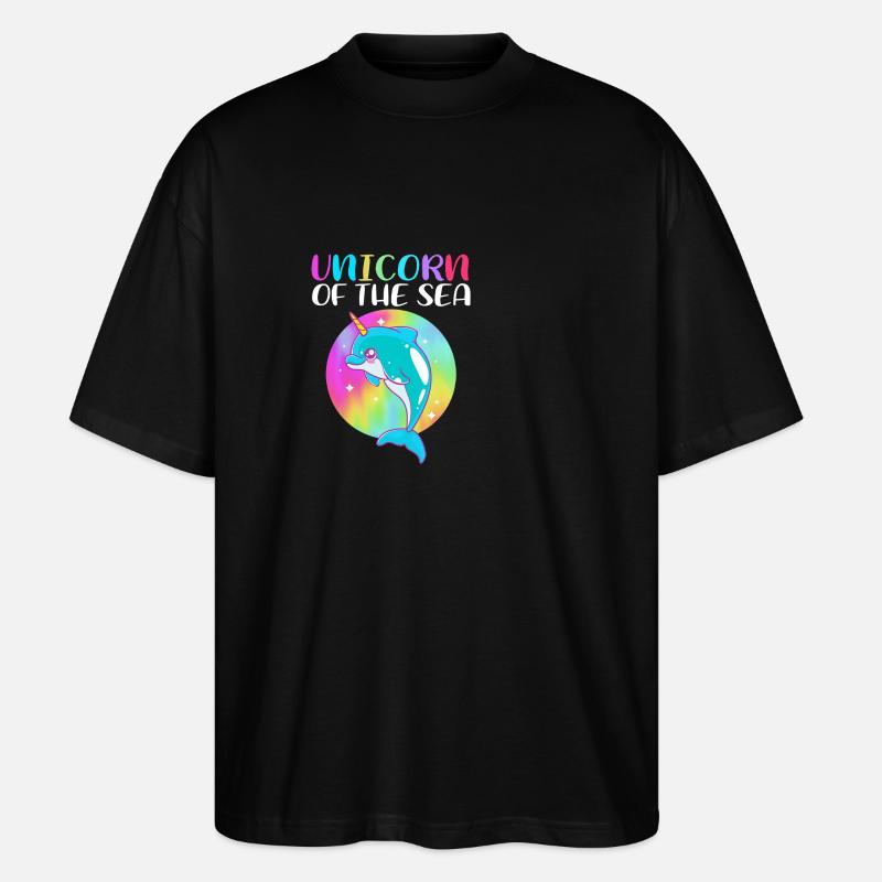 Narwal - Stanley/Stella Oversized Unisex Bio T-Shirt Blaster 2.0 - Schwarz