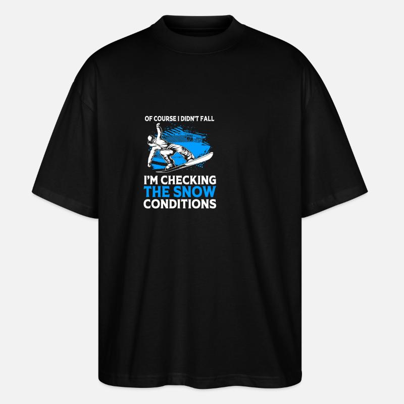Snowboard Snowboard Vacances snowboard Snowboarders - T-shirt bio Blaster 2.0 coupe oversize Stanley/Stella Unisexe - noir