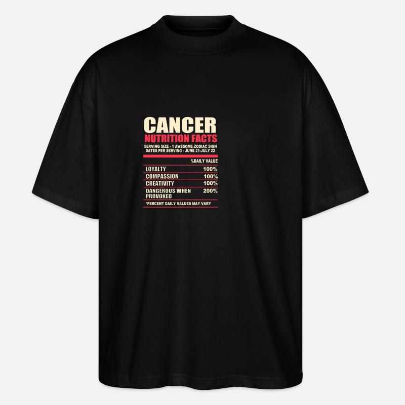Crab - Stanley/Stella Oversized Unisex Organic T-shirt Blaster 2.0 - black