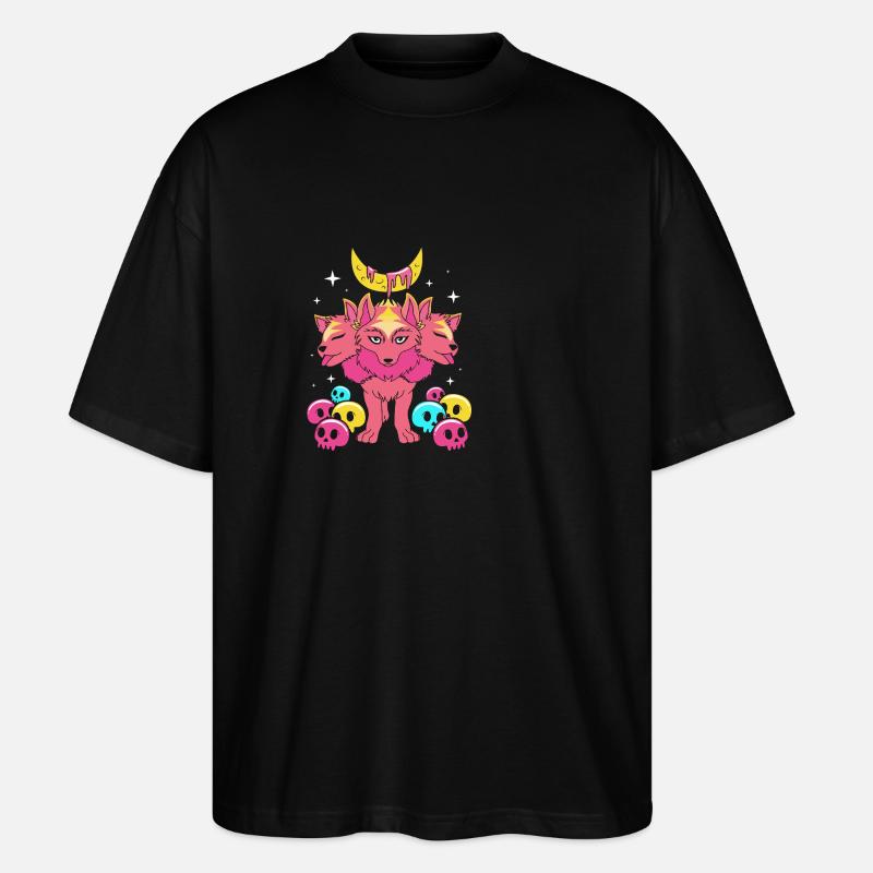 Pastell Gothic - Stanley/Stella Oversized Unisex Bio T-Shirt Blaster 2.0 - Schwarz