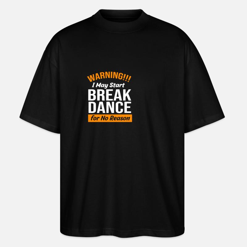 Breakdance - T-shirt bio Blaster 2.0 coupe oversize Stanley/Stella Unisexe - noir