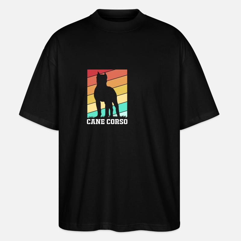 Cane Corso - Stanley/Stella Oversized Unisex Bio T-Shirt Blaster 2.0 - Schwarz