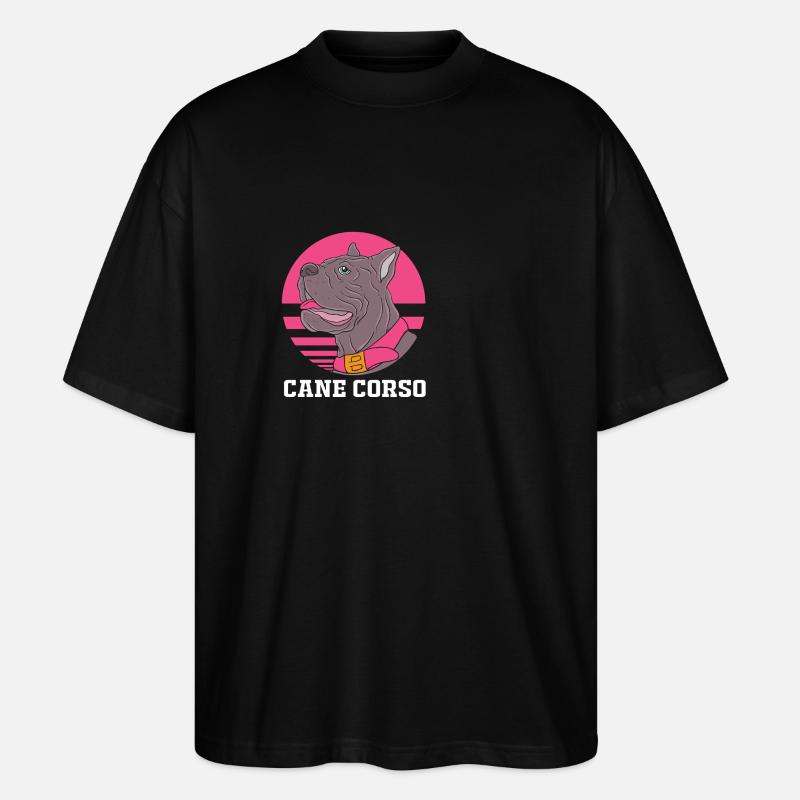 Cane corso - T-shirt bio Blaster 2.0 coupe oversize Stanley/Stella Unisexe - noir