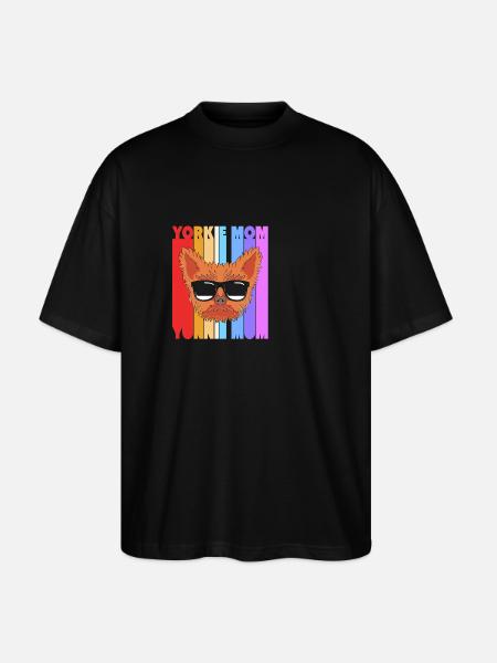Yorkshire Terrier - Stanley/Stella Oversized Unisex Organic T-shirt Blaster 2.0 - black