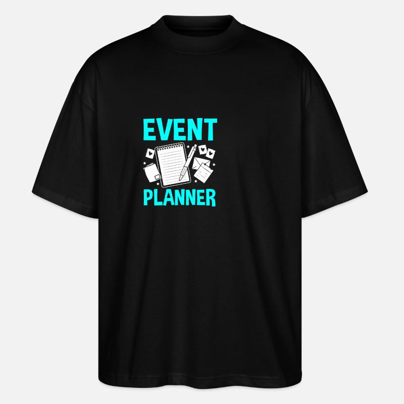 Event Planer - Stanley/Stella Oversized Unisex Bio T-Shirt Blaster 2.0 - Schwarz